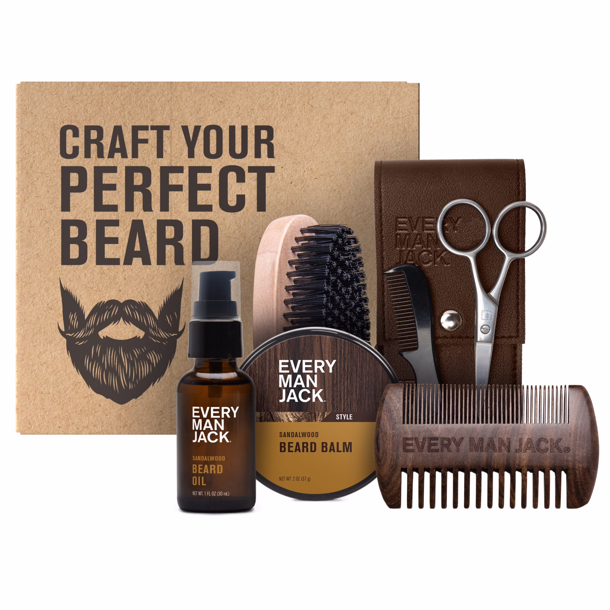 Men's beard grooming